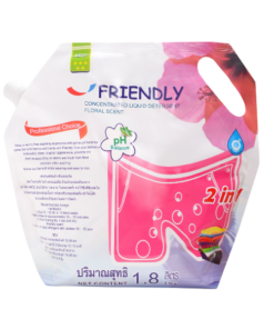 NƯỚC GIẶT XẢ FRIENDLY HỒNG TÚI 1,8KG