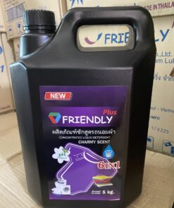 NƯỚC GIẶT XẢ FRIENDLY ĐEN CAN 5KG
